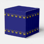 Goldene Kronen Grenze + Ihre Ideen Geschenkschachtel (Rückseite)