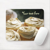 Goldene Kuchen-Entwürfe Mousepad (Mit Mouse)