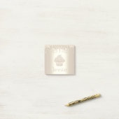 Goldene Kuchen Glitzer Tropfen moderne fett gürtel Post-it Klebezettel (Auf Schreibtisch)