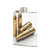 Goldene Kugeln auf meinem Pocket #3 Flachmann (Links)