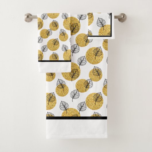 Goldene Kugeln Badhandtuch Set (Insitu)