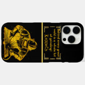 Goldene Kunst des Schweigens Case-Mate iPhone Hülle (Rückseite (Horizontal))