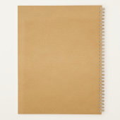 Goldene Kunstleder-Textur-Design Planer (Rückseite)