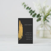 Goldene Künstlermarke Visitenkarte (Stehend Vorderseite)