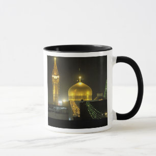 Goldene Kuppel des Imam-Reza-Schrein-Komplexes bei Tasse
