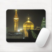 Goldene Kuppel des Imam Reza Shrine Komplexes Mousepad (Mit Mouse)