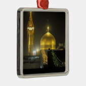 Goldene Kuppel des Imam Reza Shrine Komplexes Ornament Aus Metall (Rechts)