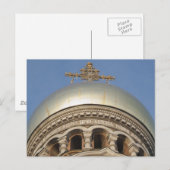 Goldene Kuppel Postkarte (Vorne/Hinten)