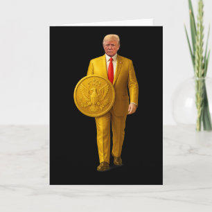 Goldene Kuppel Trump Große Amerikanische Karte Pat