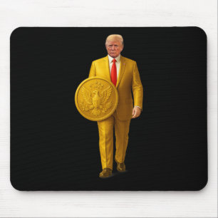 Goldene Kuppel Trump Große amerikanische Karte Pat Mousepad