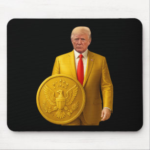Goldene Kuppel Trump Große amerikanische Karte Pat Mousepad