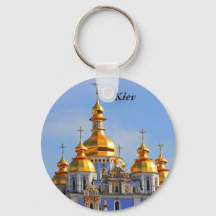 Goldene Kuppeln in der Kathedrale in Kiew, Kiew Schlüsselanhänger