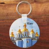 Goldene Kuppeln in der Kathedrale in Kiew, Kiew Schlüsselanhänger (Vorderseite)