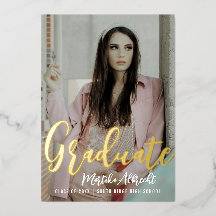 Goldene Kursivschrift-Overlay | Foto-Abschlussfeie