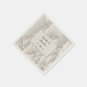 Goldene Kurven Serviette (Ecke)