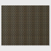 Goldene Küsse Geschenkpapier (Flach)