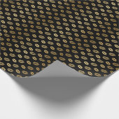 Goldene Küsse Geschenkpapier (Ecke)