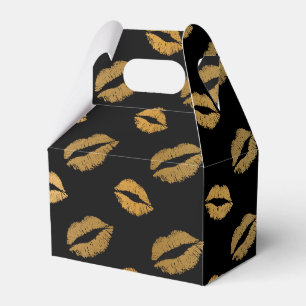 Goldene Küsse Geschenkschachtel