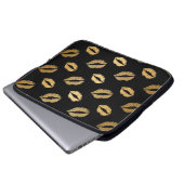 Goldene Küsse Laptopschutzhülle (Vorne Knopf)