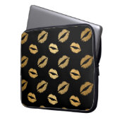 Goldene Küsse Laptopschutzhülle (Vorderseite Links)