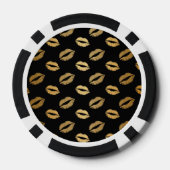 Goldene Küsse Pokerchips (Rückseite)