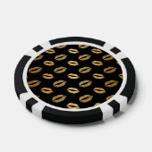 Goldene Küsse Pokerchips (Einzeln)