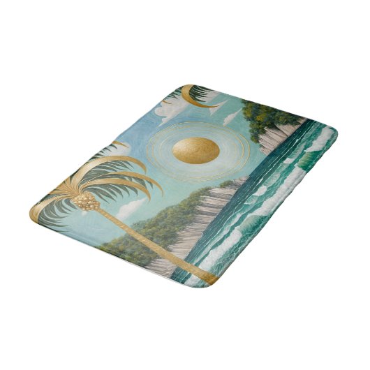 Goldene Küste Badematte (Schrägansicht)