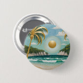 Goldene Küste Button (Vorne & Hinten)