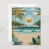 Goldene Küste Feiertagspostkarte (Vorne/Hinten)