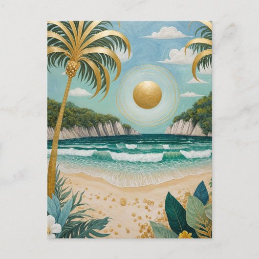 Goldene Küste Feiertagspostkarte (Vorderseite)