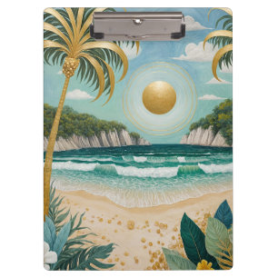 Goldene Küste Klemmbrett