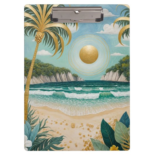 Goldene Küste Klemmbrett (Vorderseite)