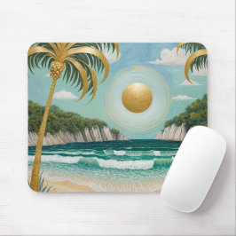 Goldene Küste Mousepad