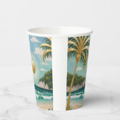 Goldene Küste Pappbecher (Links)