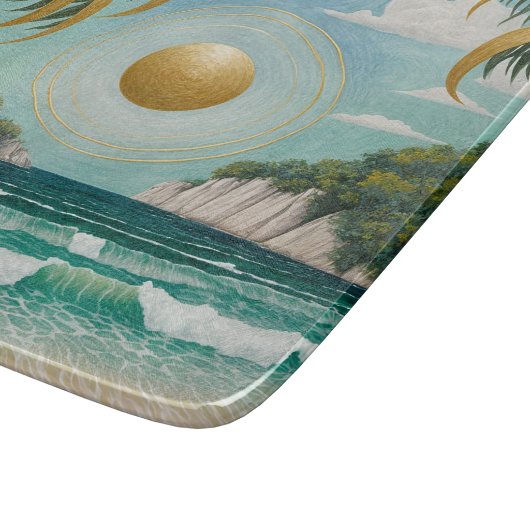 Goldene Küste Schneidebrett (Ecke)