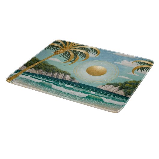 Goldene Küste Schneidebrett (Ecke)