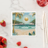 Goldene Küste Serviette (Beispiel)