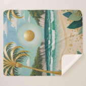 Goldene Küste Sherpadecke (Vorderseite (Horizontal))