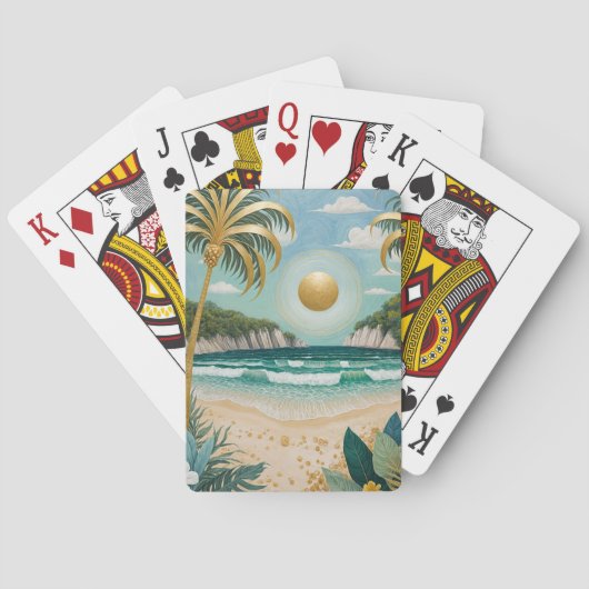 Goldene Küste Spielkarten (Rückseite)