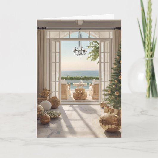 Goldene Küste Weihnachten Karte (Vorderseite)