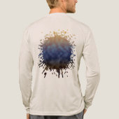 Goldene Küstenlinie Tri-Blend Shirt (Rückseite)
