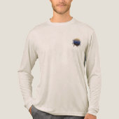 Goldene Küstenlinie Tri-Blend Shirt (Vorderseite)