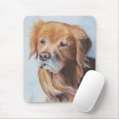 Goldene Labrador-Mausunterlage Mousepad (Mit Mouse)