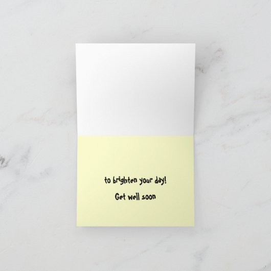 Goldene Labrador-Retriever erhalten wohle Karte (Innenseite)