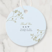 Goldene Landschaft Eros Bendato Geschenkanhänger (Vorderseite)