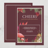 Goldene Laterne Einladung (Vorne/Hinten)