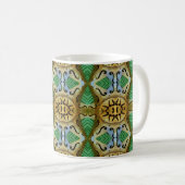 Goldene Lattern Kaffeetasse (VorderseiteRechts)