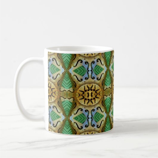 Goldene Lattern Kaffeetasse (Links)