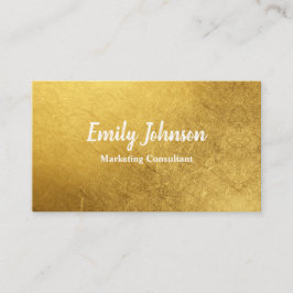 Goldene Leaf Style Solutions Business Card Visitenkarte
