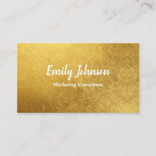 Goldene Leaf Style Solutions Business Card Visitenkarte